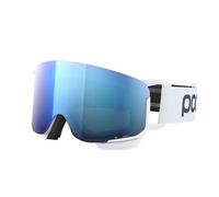 POC Lunettes de ski Nexal Mid – Visibilité optimale, UV400 – Blanc/Partly Sunny Blue Cat 2