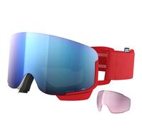 POC Nexal Mid rouge blanc/partly sunny blue + lentille de change
