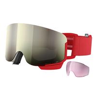 POC Nexal Mid rouge blanc/partly sunny ivory + lentille de change
