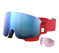POC Nexal rouge blanc/partly sunny blue + lentille de change