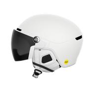 POC Casque de ski Obex Visor – Hydrogen White/Clarity Universal/Sunny/Grey – M-L (55-58 cm)