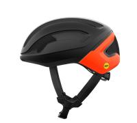 Poc - Omne Air MIPS - Casque vélo route Uranium Black Matt / Fluorescent Orange - S (50 - 56 cm)
