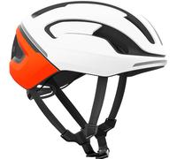 POC Omne Beacon MIPS Hydrogen White/Fluorescent Orange Matt Blanc - Casques pour vélo sur route S