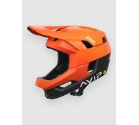 POC Casque intégral Otocon Race MIPS - Orange fluorescent AVIP/Uranium noir mat M (55-58 cm)