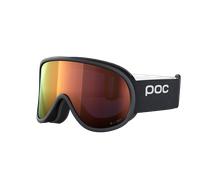 Poc - Retina Mid WF Cat 2 - Masque ski Uranium Black - Partly Sunny Orange Cat 2