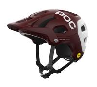 POC Casque VTT Tectal Race MIPS – Léger, ventilation améliorée – Garnet Red/Hydrogen White Matt SML