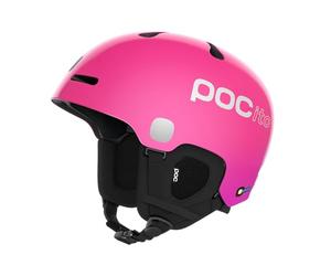 POC Unisex młodzieżowy kask narciarski POCito Fornix MIPS, fluorescencyjny róż, M-L (55-58 cm)