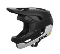 POC Unisexe - Adulte Otocon Race MIPS Fullface Casque Uranium Black/Hydrogen White Mat, M (55-58cm)