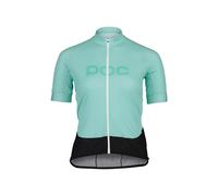 POC W Essential Road Logo Jersey Lt Fluorite Green Femme Vert d'eau - Maillots manches courtes de cyclistes femmes L