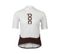 Maillot POC Essential Road Logo manche courte blanc marron femme - L