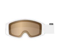 Poc - Zygon Cat 1 - Masque VTT Hydrogen White - Clarity Trail Cloudy Brown Cat 1