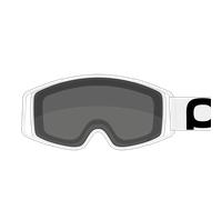 POC Masque VTT Zygon – Cat 1 – Hydrogen White – Clarity Universal Cloudy Grey