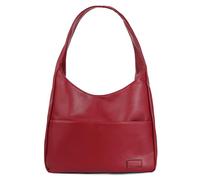 Pocadri Sac à main fourre-tout chic, en cuir végéta,l pour femme, sac à main élégant, décontracté, tendance, grand sac souple, à bandoulière, Rouge bordeaux/blanc, Taille unique