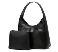 Pocadri Sac à main fourre-tout chic en cuir végétalien pour femme, sac à main élégant, décontracté, tendance, grand sac à bandoulière souple, B-noir, Taille unique