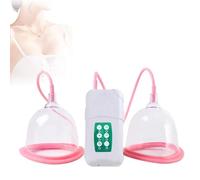 POCDOKYZ Ensembles de thérapie par ventouses sous Vide, Pompe électrique pour l'augmentation Mammaire, Massage de la Silhouette, Chargement USB, pour Une Poitrine Droite et élastique,D