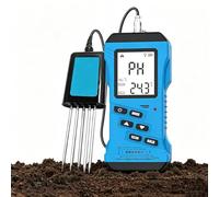 POCDOKYZ Kit d'analyse de Sol 2 en 1 - pH-mètre numérique et NPK for Jardin, Ferme, pelouse, Plantes | Analyseur de fertilité du Sol for l'azote, Le phosphore, Le Potassium et l'acidité