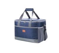 POCDUUA Sac Isotherme Portable, Fourre-Tout Imperméable avec Poches Latérales, Autonomie De 3 À 6 Heures, pour Les Pique-niques, Le Camping. Porté À La Main, À L'épaule Ou en Bandoulière.,35L,Blue