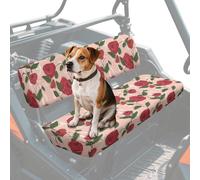 Poceacles Lot de 2 housses de siège UTV - Housses de protection de dossier extensibles pour Kawasaki Mule 3000 3010 3020 4000 4010 - Décoration de Saint-Valentin - Rose