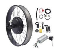 pochcicou Kit de moteur Ebike 26", 1500 W 48 V, kit de moteur de vélo Fatbike, kit roue arrière