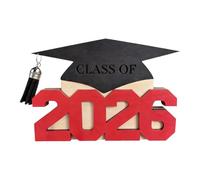 Poche à Argent de Remise de diplôme 2026 Panneau en Bois pour fêtes en Forme de Chapeau,Porte-Billet de Fin d'études - pour Votre Fils, Votre Fille, lycéen ou étudiant Universitaire