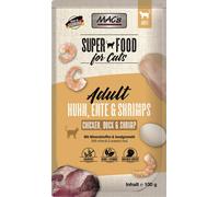 Poche à chat MAC Huhn, Canard & Crevettes 100gx12