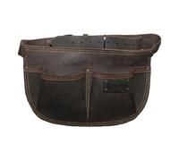 Poche à clous arrondie cuir avec ceinture 2 compartiments - DIMOS 205736