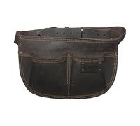 Poche à clous arrondie cuir DIMOS avec ceinture et 2 compartiments - 205736