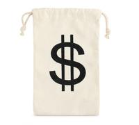 Poche A Cordon avec Representation de Billets Factices pour Animations et Accessoires de Scene , 17*42cm