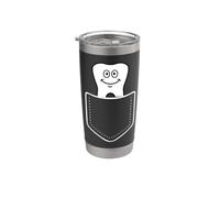 poche à dents drôle, assistant dentaire dentaire Gobelet isotherme en acier inoxydable double paroi