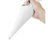 Poche à douille en silicone - ORION - 45 cm - Blanc - Réutilisable - Compatible douilles en acier
