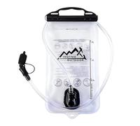 Poche à eau de randonnée, design léger et résistant aux fuites, 1,5 l/2 L, réservoir d'hydratation extérieur, poche d'eau de camping, support à débit rapide, pour vélo, randonnée, course à pied