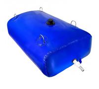 Poche à eau portable de grande capacité de 350 L - Réservoir pliable étanche pour l'irrigation agricole en plein air et la résistance à la sécheresse, idéal pour les camping-cars et le camping