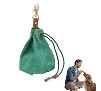 Poche de fermeture porte-clés - Rangement pour chiens pour chiens - Poche extérieure pour la marche des chiens avec clip
