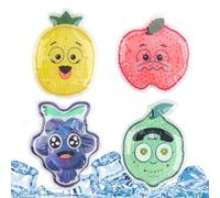 Poche de Glace en Gel | Packs de Glace pour avec Dessins Animés,4 Pièces Coussinets Apaisants pour Pied Genou Coude Hanche Épaule Cheville Sports Extérieur Voyage Randonnée