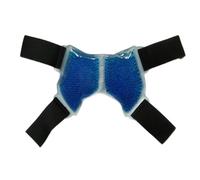 Poche de Glace Gel Réutilisable pour Cheville et Pied, Bleu Pvc
