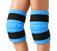 Poche De Glace Genou, Activé par l’eau Poche De Glace Pour Genoux Avec Sangle, Poche De Pour Soulager Les Douleurs Des Jambes, Pack De Glace Pour Gonflement, Blessures Sportives, Bleu Clair, 2pack
