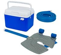 Poche de Glace Genou Cryo Machine 6 Litres, Poche de Froid Reutilisable, Cryo Jambe Poche de Glace Cheville Anti-Fuite Améliorée, Compresse Froid Machine pour Genou, Cheville, Épaules, Dos