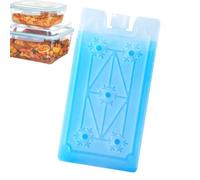 Poche de Glace pour Glacière - Pack Réfrigérant Réutilisable pour Conservation | PE avec Gel Prérempli à Refroidissement Rapide, Accumulateur de Froid Portable pour Camping Pique Nique Bureau Voyage