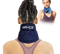 Poche de glace pour le cou - Soulagement de la douleur pour le cou, les épaules et les cervicales - Gel souple réutilisable pour thérapie du cou et du froid pour blessures sportives, gonflements