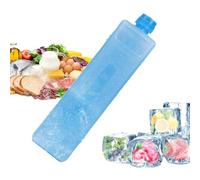 Poche de glace pour ventilateur - Boîte de refroidissement en de glace haute densité, bloque l'air chaud et les nuits moites, blocs de congélation réutilisables, étui d'accessoires en