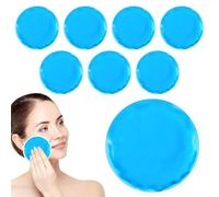 Poche de Glace réutilisable, 8pcs Petites Poche de Gel Chaud Froid, Mini Poches de Glace, Compresse Gel Froid Souple, Flexible Même Congelée, Usage Familial (7 X 7cm), le soulagement de la douleur