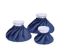 Poche de Glace Réutilisable, Poche de Chaud/Froid, Vessie Glace avec Couvercle Anti-fuite, Sac de Glace Coude pour Premiers Soins, Soulagement de Douleur (3pcs)