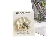 Poche de Patte,Souvenir pour Toiletteur Animal avec Carte | Objet de Collection Encourageant | pour Amis Adultes Garçons Filles