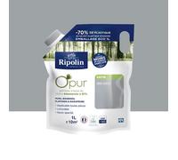 RIPOLIN Poche de peinture Murs, Boiseries, Radiateurs OPur Satin Gris galet 1 L