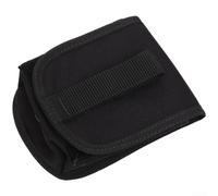 Poche de poids de plongée conçue pour le montage sur plaque arrière, fonction de libération rapide, construction en nylon 1050D, capacité de 2 kg pour plus de stabilité (noir)