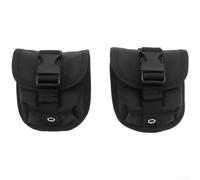 Poche de poids en nylon de 1 kg avec fermeture pour la plongée pour configuration latérale BCD et contrôle du ballast (1 kg)