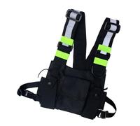 Poche De Poitrine pour Hommes - Poche pour Les Hommes - De Poitrine avec Grande Capacité - Sports Extérieurs Imperméables - pour Marcher, Faire du Vélo, Faire De La Randonnée, Grimper, Gri