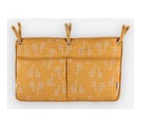 Poche de rangement en mousseline BIO, ocre