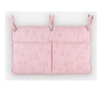 Poche de rangement rose motif girafe - Noukie's