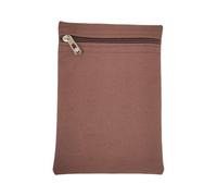 Poche de sécurité cachée pour vêtements, vestes, poches latérales cousues avec fermeture éclair, manteau, poches intérieures, couture, voyage, portefeuille caché, Brun, MINI1, Beauté de masse